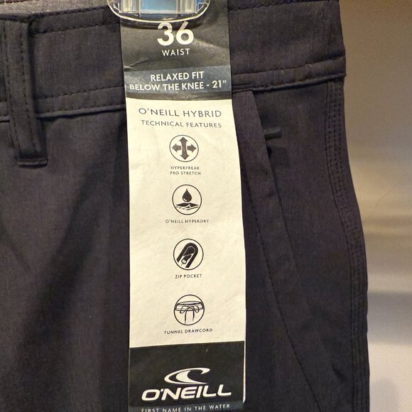 O'Neill Hybrid Shorts Size 36 NWT - Picture 2 of 7